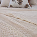 Danica Linen Cotton Woven Throw 150x220cm - White | Ivory