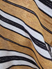 Ada Cushion Massive Throw 140cm x 220cm  - Black | Sandstone Striped
