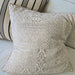 Aria Cushion 55cm Square - Geometric Soft Beige and Ivory