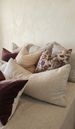 Libbie Linen Blend Cushion Long Lumbar 40x90cm - Natural