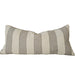 Estella Linen Blend Cushion 40x90cm Long Lumbar - Natural Beige | Cool Grey