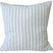 Coastal Twill Cushion 55cm Square - Soft Blue | White