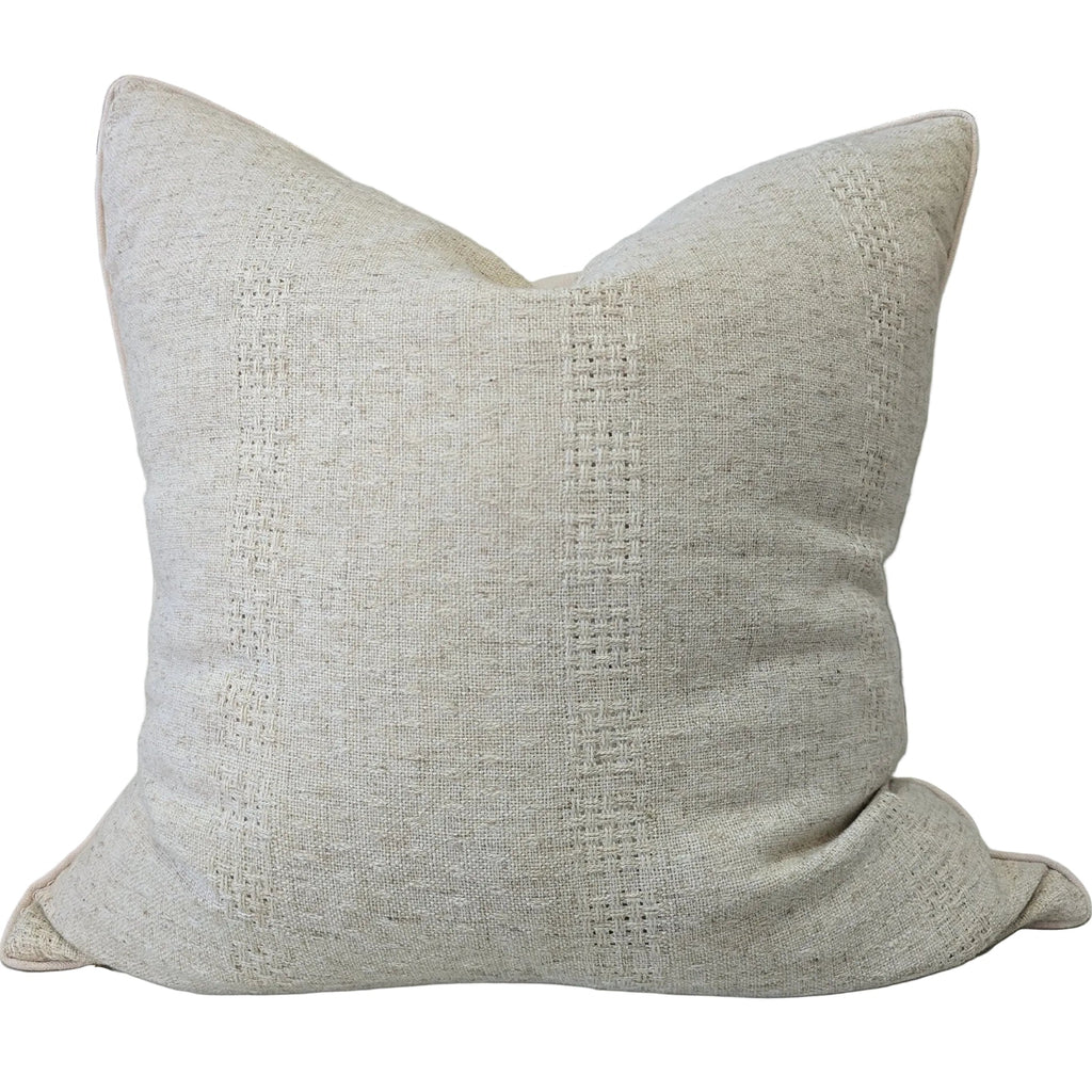 Libbie Linen Blend Cushion 55cm Square - Natural