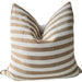 Ada Cushion 55cm square - Cider Orange Striped