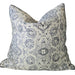 Hampton Cushion 55cm Square - Floral Blue
