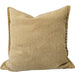 Calmey Hand-Stitched Artisan Cushion 55cm Square - Mustard Yellow
