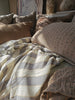 Eloise Cotton Massive Throw 150cm x 230cm - Stone Blue Grey | Turmeric | Cream White
