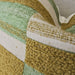 The Geo-Weave Colorblock Cushion 40x60cm Lumbar - Olive Green | Light Mint | Beige
