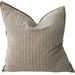 Everly Pure Linen Cushion 55cm Square - Khaki