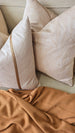 Metallic Cushion 55cm Square - Leaf