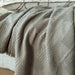Piper Waffle 100% Cotton Throw 140x190cm - Dark Khaki Green