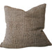 Summer Solace Cushion 55cm Square - Espresso Stripe | Natural