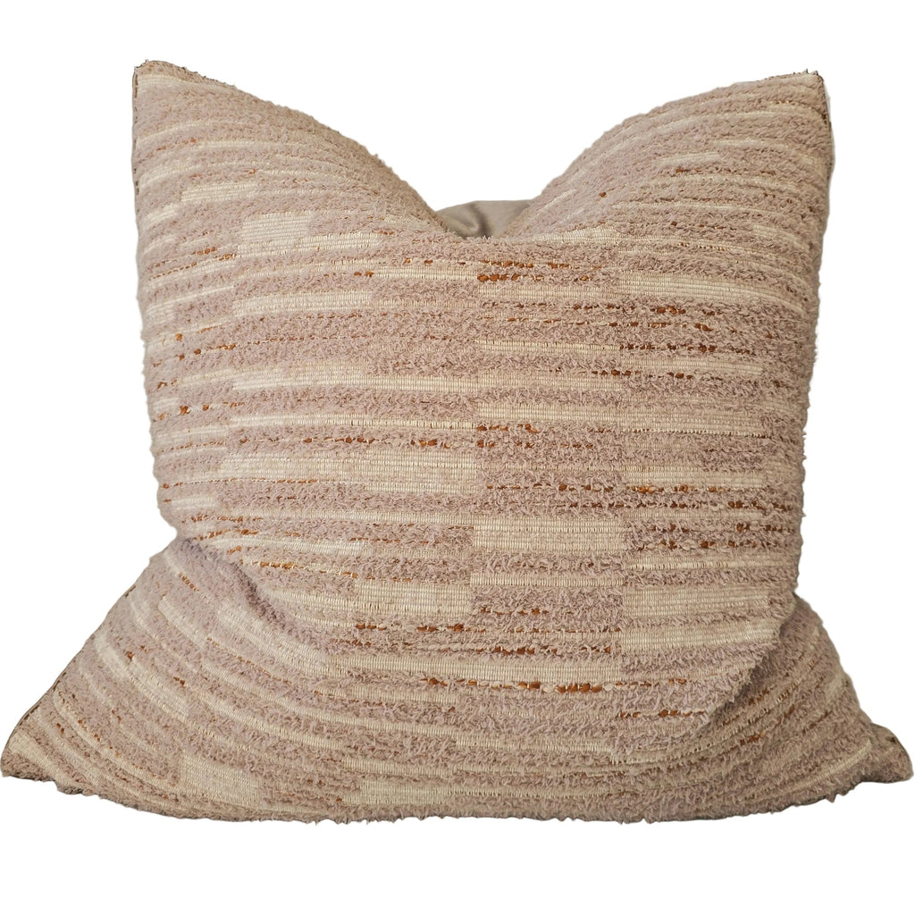 Rola Cushion 55cm Square - Geometric Dusty Rose