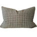 Summer Solace Cushion 40x60cm Lumbar - Dark Sage | Ivory Grid