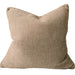 Beige pillow on a white background