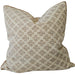 Mira Cushion 55cm Square - Beige and Tan