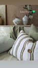 Remi Cushion 55cm Square - Mint Green