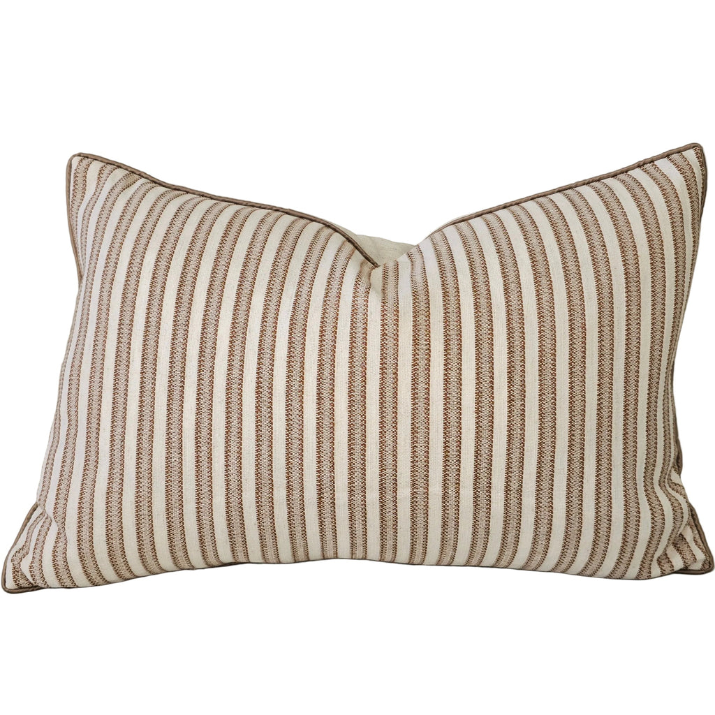 Daphne Cushion 40x60cm Lumbar - Rust Terracotta | Off White