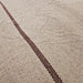 Irish Linen Cotton Bedcover Massive Throw 230x200cm - Brown Striped