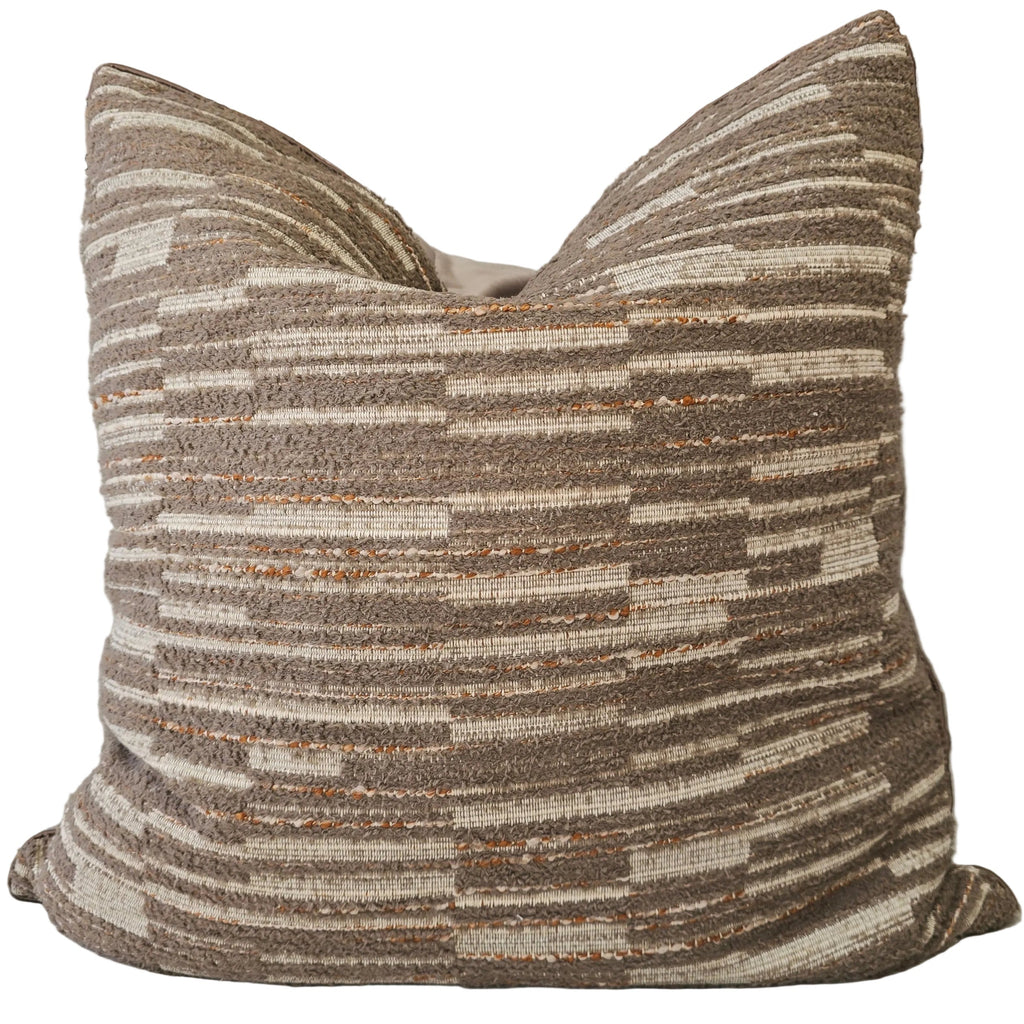 Rola Cushion 55cm Square - Geometric Mocha