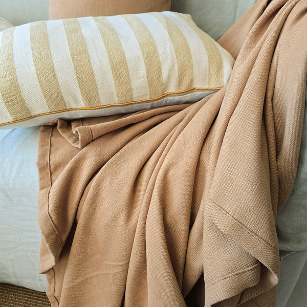 Remi Massive Throw 140x230cm - Saffron