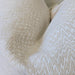 The Ripple Jacquard Linen Cotton Cushion 55cm Square - Off White | Natural