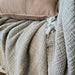 LIMITED EDTION - Eliana Muslin Cotton Texture Throw 150cm x 200cm - Cloudy Grey