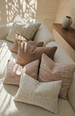 Rola Cushion 55cm Square - Geometric Dusty Rose