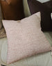Blush Basketweave Cushion 55cm Square - Dusty Rose