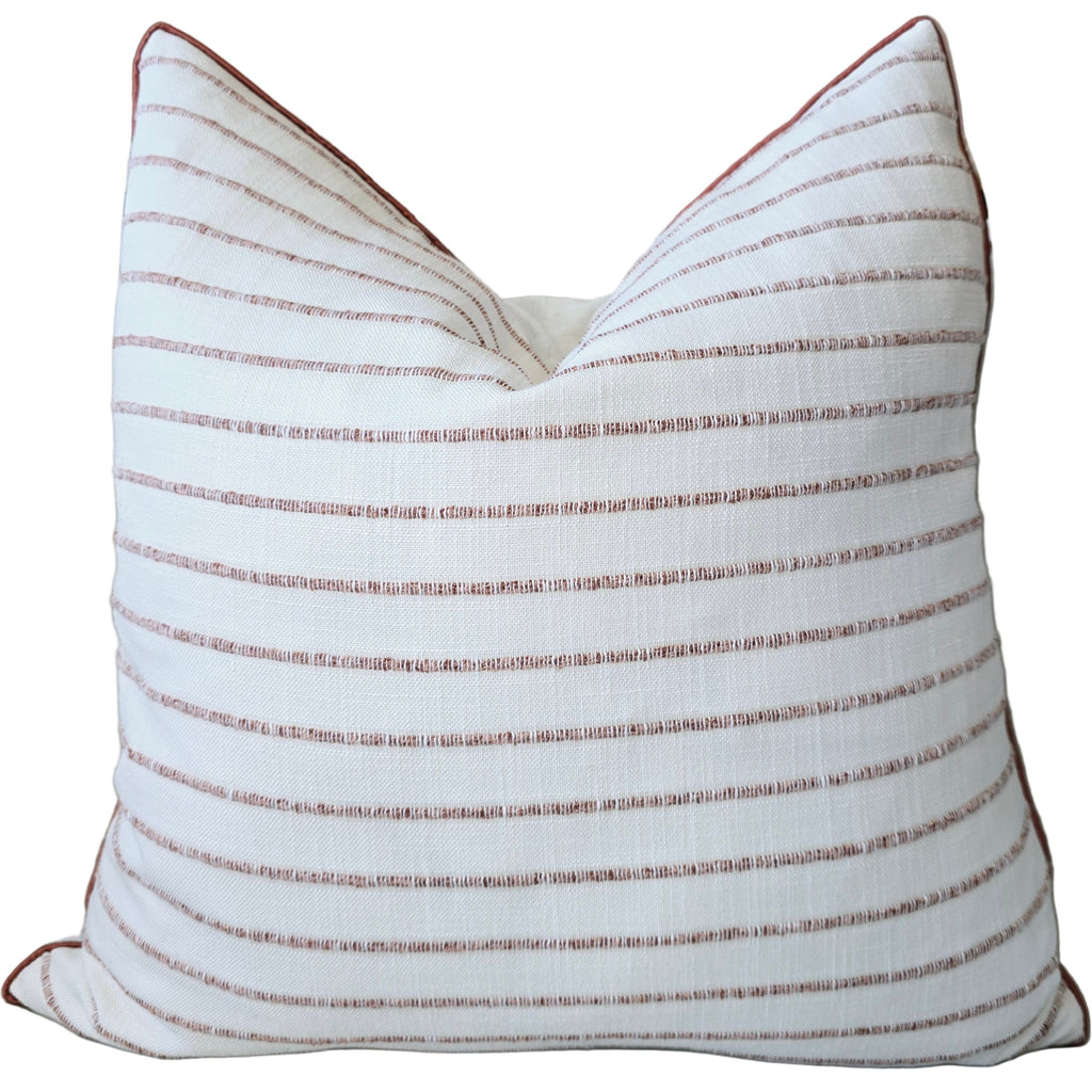 Abigail Cushion 55cm Square - Pink | White