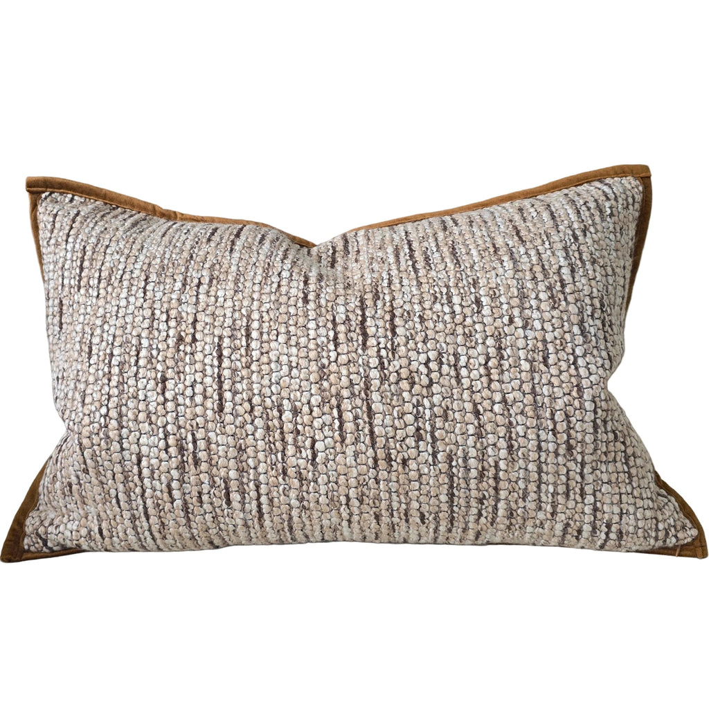 Desert Ridge Cushion 40x60cm Lumbar - Toffee Brown | Beige