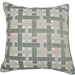 Serene Cushion 55cm Square - Geometric Off White | Beige | Mint Green
