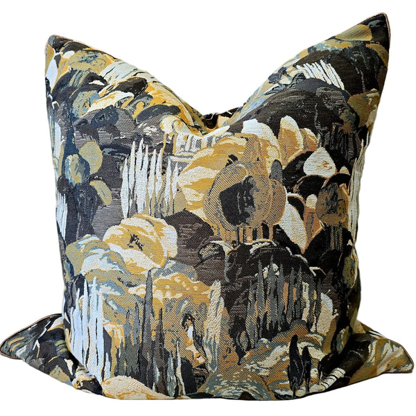 LAST ONE - Autumn Floral Cushion 55cm Square