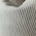 Arden Linen Cotton Cushion 55cm Square - Charcoal Pinstripes