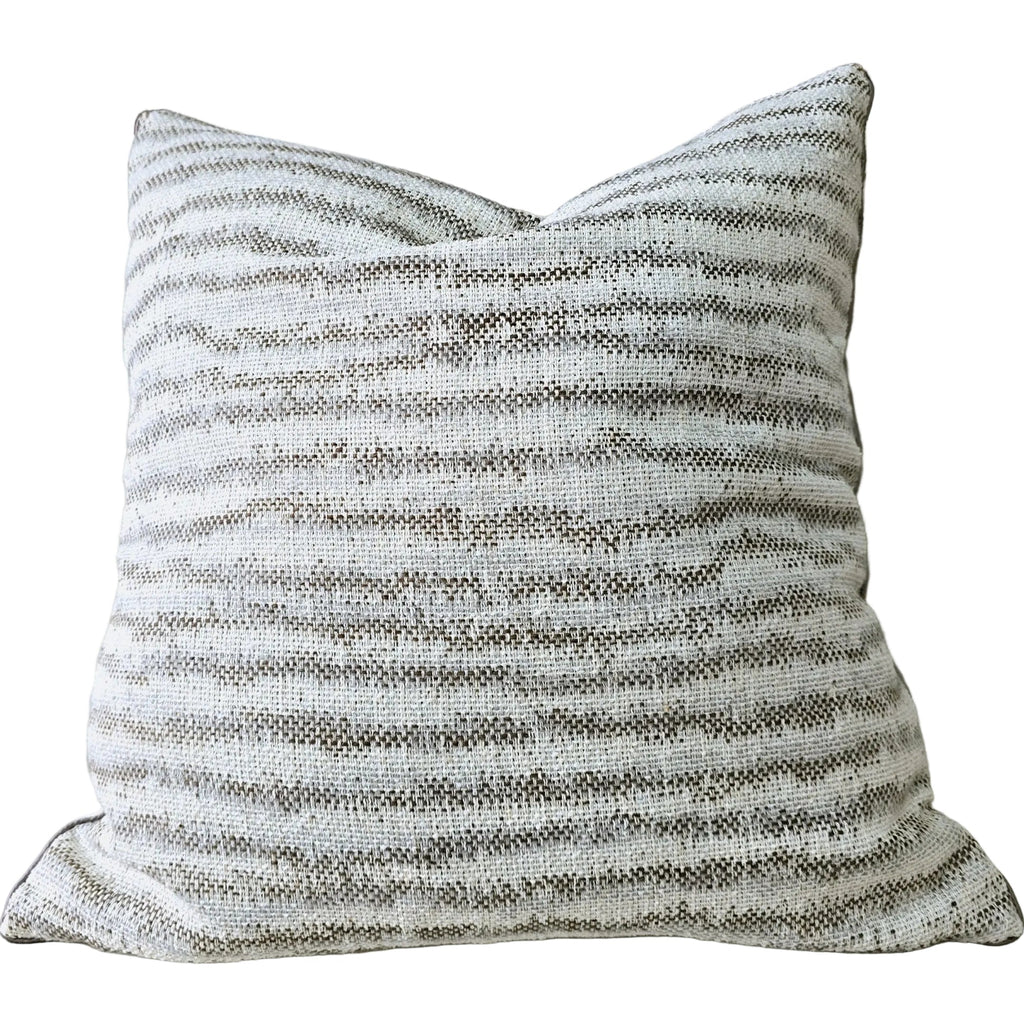 Ripples Cushion 55cm Square - Slate | Dark Brown