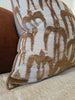 The Swallow Earthy Tone Cushion 55cm Square - Terracotta