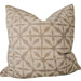 Mateo Cushion 55cm Square - Cream | Light Brown