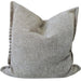Calmey Hand-Stitched Artisan Cushion 55cm Square - Oatmeal Beige