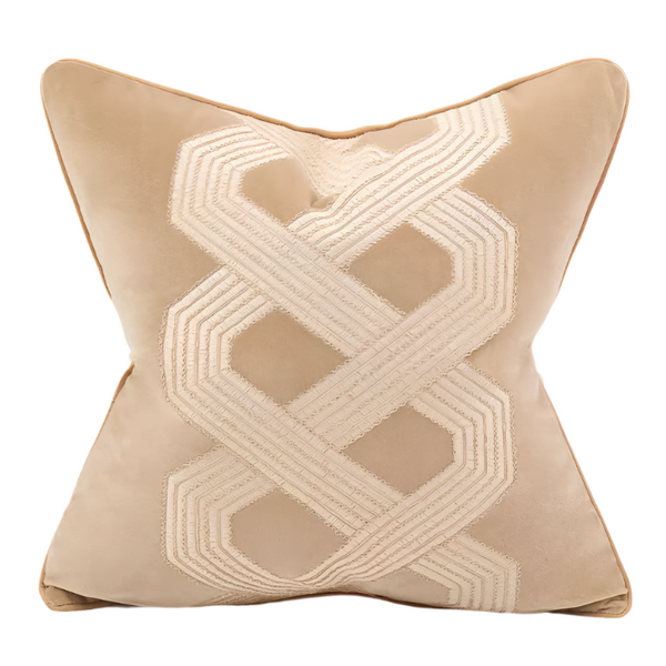 Lucy Cushion 50cm Square | Champagne