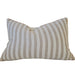 Hazel Cushion 40x60cm Lumbar - Warm Hazelnut-Brown Stripe
