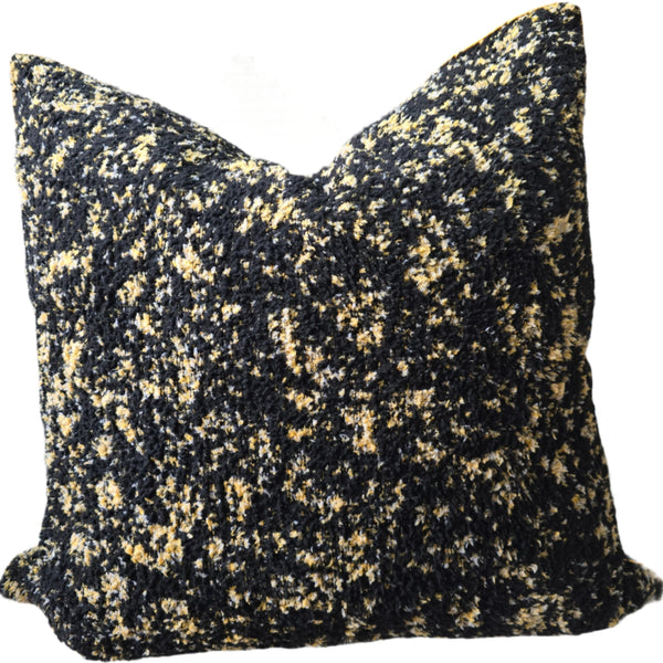 Nell Cushion 55cm Square - Velvet Black | Golden
