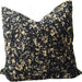 Nell Cushion 55cm Square - Velvet Black | Golden