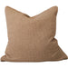 Cocoa Linen Blend Cushion 55cm Square - Baked Clay