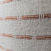 Soleil Linen Cotton Cushion 55cm Square - Cinnamon | Mint Green Base