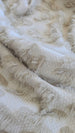 The Dune Tufted Faux Fur Throw 150x230cm - Light Sage Green