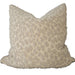 The Fern Tufted Spot Cushion 55cm Square - Cream | Warm Beige