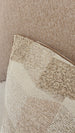 The Geo-Weave Colorblock Cushion 55cm Square - Oatmeal | Sand | Soft Blush
