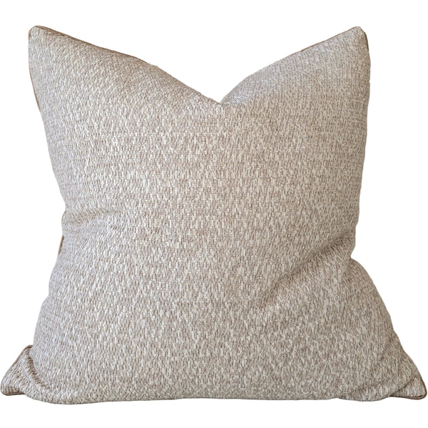 Tweed Cushion 55cm Square - Oatmeal Sand