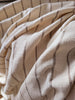 Isolde Linen Cotton Cushion 40x60cm Lumbar - Stripe Oatmeal