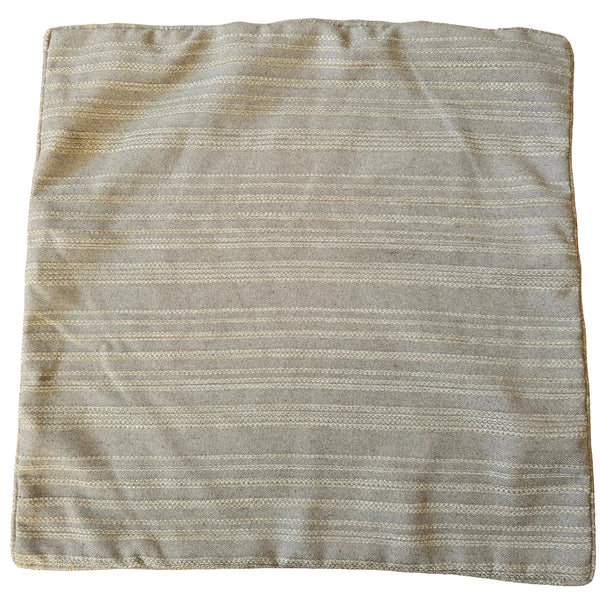 COVER ONLY - Greta Cushion 55cm Square - Stripe | Sage Green